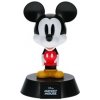 Dekoratívna svietiaca plastová figúrka Disney: Mickey Mouse (výška 10 cm)