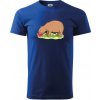 Kapybara a melón - Klasické pánske tričko vyššej gramáže - 3XL ( Kráľovská modrá )