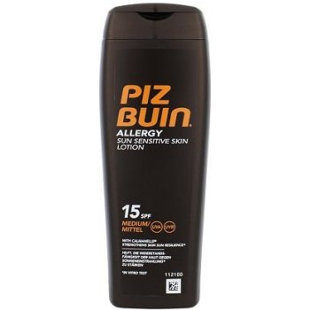 Piz Buin Allergy vodeodolný opaľovací krém pre citlivú pokožku SPF15 200 ml