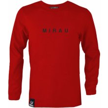 Mirau chlapčenské tričko dlhý rukáv nápis čierna