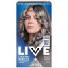 Schwarzkopf Live Urban Metallics, farba na vlasy U72 Dymová strieborná 1ks, U72