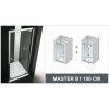 Aquatek otváracie sprchové dvere MASTER B1 100 cm matné sklo (Sprchové dvere Aquatek)