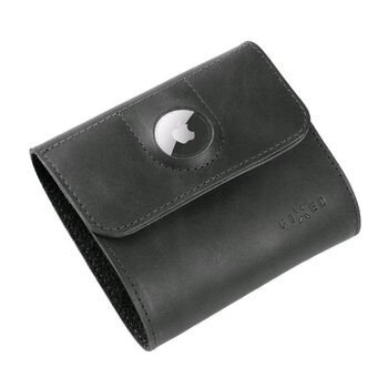Fixed kožená peňaženka Classic Wallet for AirTag z pravé hovězí kůže černá