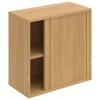 Hobis - Skrinka policová Strong, 80x76,8x40 cm, dub/dub - áno - 1 - roletové