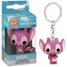 Funko POP Prívesok na kľúče Keychain Lilo & Stitch Angel DGLT