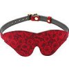 Liebe Seele Ukiyo-e Luxury Blindfold (Red Rosy), kožená maska na oči
