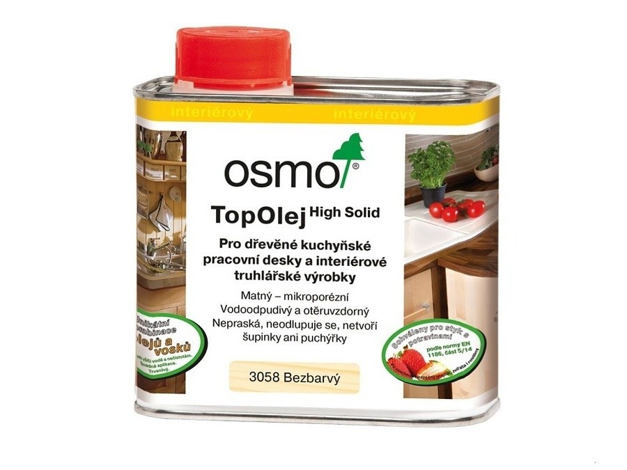 Osmo 3058 Top olej 0,5 l Bezfarebný matný
