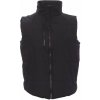 PAYPER DAYTONA 000876-0051 / Zateplená vesta s fleece podšívkou kontrastnej farby - black/acid green XS