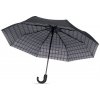 23-palcový skladací dáždnik, čierna