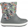 Detské snehule Coqui, MIKI sivá,svetlo zelená,oranžová,biela 20/21