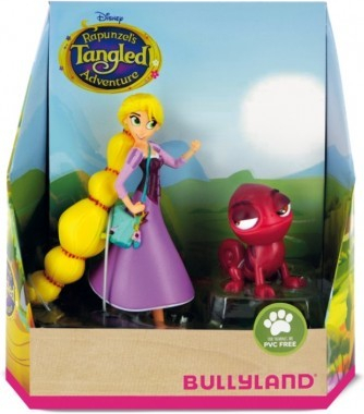 Bullyland Rapunzel 2-dielna sada Rapunzel a červený Pascal