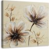 Gario Obraz Maľované kvety Veľkosť: 50 x 50 cm, Prevedenie: Obraz na plátne