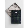 PYŽAMO GANT FLANNEL CHECK PAJAMA SET GIFT BOX FOREST GREEN