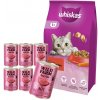 Whiskas Adult s hovädzím mäsom 14 kg & WILD FARM Paštéta s hovädzím mäsom 6x400g - bezlepkové krmivo pre mačky