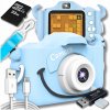 DIGITÁLNY FOTOAPARÁT PRE DETI KAMERA HRAČKA HRY + 32 GB KARTA