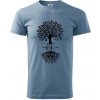 Narodeninový strom 60 - Klasické pánske tričko vyššej gramáže - 2XL ( Denim )