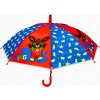 Zajíček Bing deštník dětský modro červený