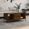 Konferenčný stolík hnedý dub 102x50x40 cm kompozitné drevo-ForU-829315