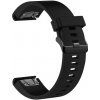 Silikonový řemínek FIXED Silicone Strap pro Garmin QuickFit 20mm, černý FIXSST-QF20MM-BK