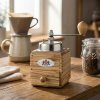 ZASSENHAUS Montevideo béžový - ručný drevený mlynček na kávu