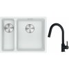 Súprava granitový drez Franke Maris 125.0687.271, kuchynská batéria Franke Lina 115.0626.055