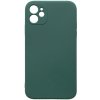 mobilNET silikónové puzdro iPhone 11, tm. zelený (matt)