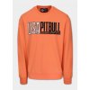 PitBull West Coast - Pánska mikina USA Orange 3XL