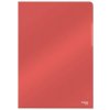 Obal L, A4, 150 mikr., číry povrch, ESSELTE Luxus, červený