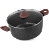 Hrniec MagicHome Black Marble Line, 28 cm, 5900 ml, s pokrievkou