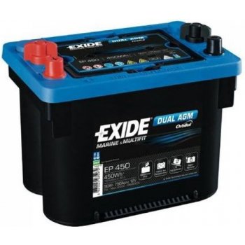 Exide Dual AGM 12V 50Ah 750A EP450