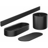 Hansgrohe WallStoris Set kúpeľňových doplnkov, matná čierna 27968670-HG
