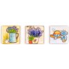 Banquet Sada magnetek LAVENDER, 3 ks, mix dekorů