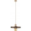 TK Lighting Luster na lanku SILA 1xE27/15W/230V pr. 30 cm hnedá/béžová TK10757 + záruka 3 roky zadarmo