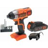 BLACK+DECKER Aku rázový uťahovač 18V BDCIM18D1A