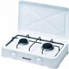Prenosný plynový varič Ravanson K-02T, 2 horáky, biely