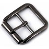 Kovová spona / opasková pracka, prievlak 25 mm - 1 ks 3 nikel čierny