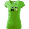 Je mi 60 pivo - Dámske tričko Pure - XS ( Apple Green )