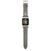 Karl Lagerfeld Karl Head PU na Apple Watch 42/44/45mm strieborný KLAWLOKHG