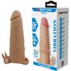 Pretty Love Quillon – 20 cm Vibrating Penis Sleeve Natural
