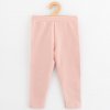 NEW BABY Detské legíny z teplákoviny New Baby Kindergarten light pink Veľ. 116/122