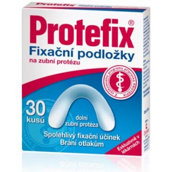 Protefix fixačné podložky dolná protéza 30 ks