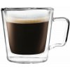 Sklenené hrnčeky v súprave 2 ks na espresso/dvojstenné 80 ml Diva – Vialli Design