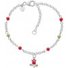 Detský náramok Disney MINI Rose silver BS00102SL-47.CS