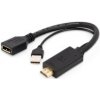 Gembird aktívny adaptér 4K HDMI na DP