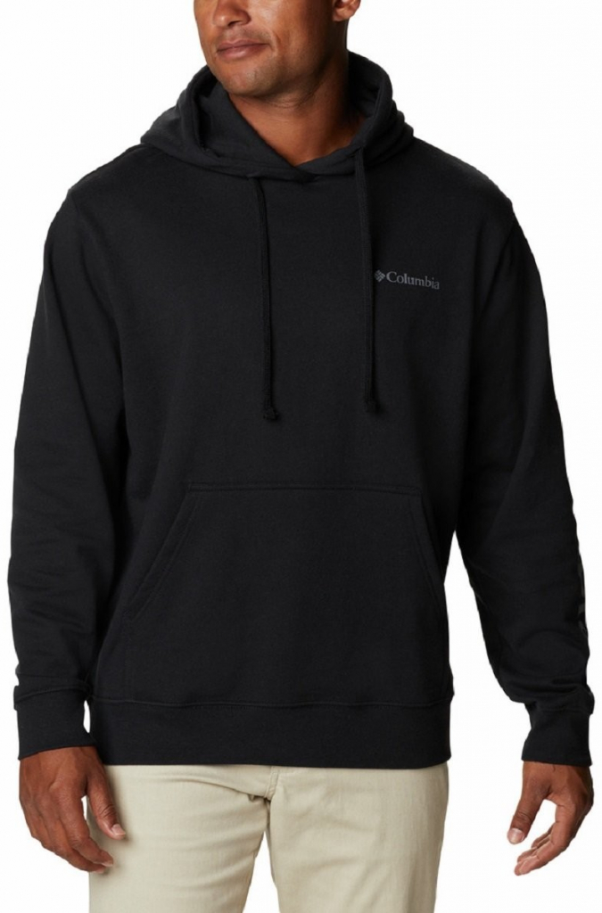 Columbia Viewmont II Sleeve Graphic Hoodie Man 1821014011 - black city grey