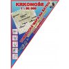 Krkonoše – mapa na šátku