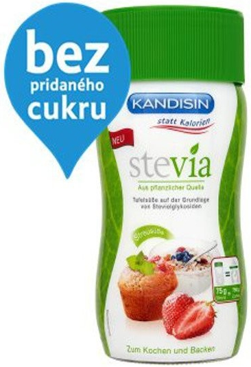 KANDISIN Stevia práškové sladidlo 75 g od 9,12 € - Heureka.sk