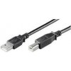 Oem PremiumCord Kabel USB 2.0, A-B, 5m, černá ku2ab5bk