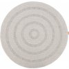 Kusový koberec Oblos kruh light grey Kruh 200 cm