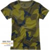 Dámske tričko Brandit, swedish camo - L